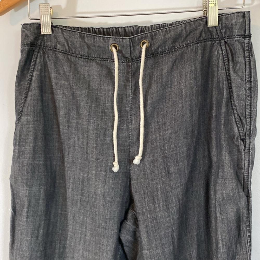 EILEEN FISHER | Grey Tencel Cotton Drawstring Jogger Pant Size XS - Picture 3 of 10
